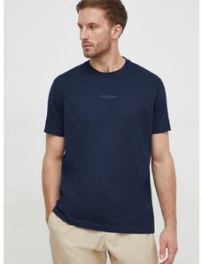 Βαμβακερό μπλουζάκι Paul&Shark ανδρικά, χρώμα: ναυτικό μπλε