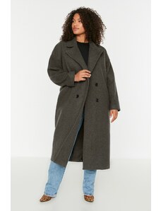 Γυναικείο παλτό Trendyol Anthracite