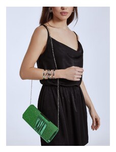 Celestino Μεταλλιζέ τσάντα με glitter πρασινο για Γυναίκα