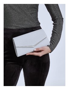 Celestino Μικρή μεταλλιζέ τσάντα φάκελος λευκο για Γυναίκα