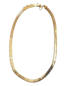 Charmy Γυναικεία αλυσίδα φίδι από ατσάλι χρώμα χρυσό (N1001)