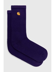 Κάλτσες Carhartt WIP Chase Socks χρώμα: μοβ, I029421.1YVXX