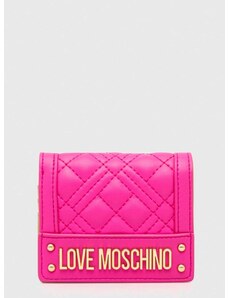 Πορτοφόλι Love Moschino χρώμα: ροζ
