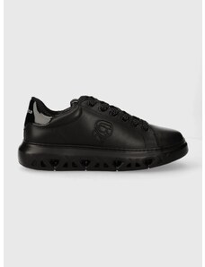 Δερμάτινα αθλητικά παπούτσια Karl Lagerfeld KAPRI KITE χρώμα: μαύρο, KL54530