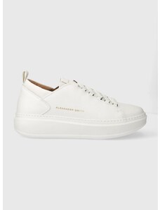 Δερμάτινα αθλητικά παπούτσια Alexander Smith Wembley χρώμα: άσπρο, ASAZWYM2263TWT