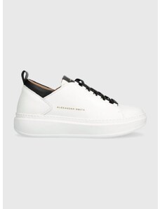Δερμάτινα αθλητικά παπούτσια Alexander Smith Wembley χρώμα: άσπρο, ASAZWYM2260WBK