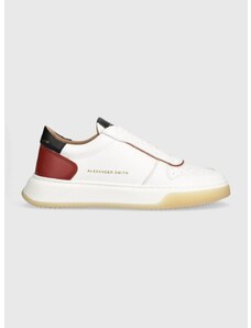 Δερμάτινα αθλητικά παπούτσια Alexander Smith Harrow χρώμα: άσπρο, ASAZHWM2801WRD