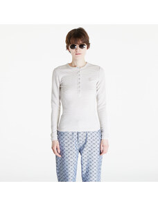 Γυναικεία μπλουζάκια Daily Paper Denise Button Long Sleeve T-Shirt Moonstruck Beige