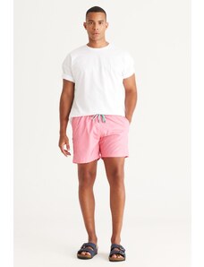 AC&Co / Altınyıldız Classics Men's Pink Regular Fit Regular Fit Quick Dry Side Pockets Patterned Swimwear.