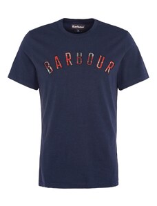 Barbour Μπλουζάκι 'Ancroft' ναυτικό μπλε / κόκκινο / λευκό