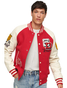 SUPERDRY COLLEGE VARSITY PATCHED BOMBER ΜΠΟΥΦΑΝ ΑΝΔΡIKO M5011729A-RXG