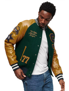 SUPERDRY COLLEGE VARSITY PATCHED BOMBER ΜΠΟΥΦΑΝ ΑΝΔΡIKO M5011729A-27E