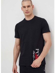 Μπλουζάκι Polo Ralph Lauren χρώμα: μαύρο