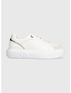Δερμάτινα αθλητικά παπούτσια Pinko SS0001 P014 ZIA χρώμα: άσπρο, Yoko 02
