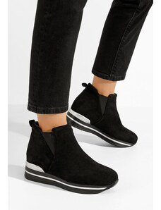 Zapatos Sneakers γυναικεια μαύρα Sanera