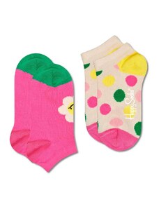 Παιδικές Κάλτσες Σετ Των 2 Smiling Daisy Happy Socks Ksmd02-3300