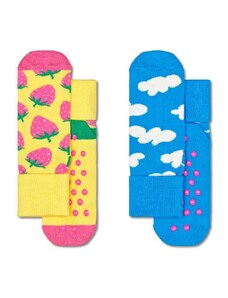 Παιδικές Κάλτσες Σετ Των 2 Φράουλες Happy Socks Kstb19-2200