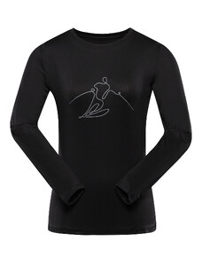 Women's quick-drying T-shirt ALPINE PRO LOUSA black variant pa