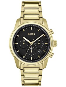BOSS Trace Chronograph - 1514006, Gold case with Stainless Steel Bracelet