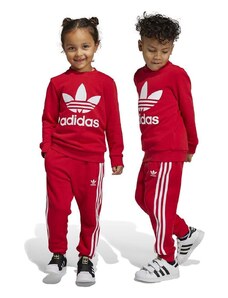 Παιδική φόρμα adidas Originals χρώμα: κόκκινο