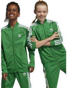 Παιδική μπλούζα adidas Originals χρώμα: πράσινο