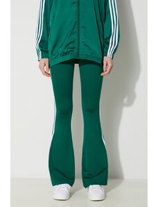 Παντελόνι φόρμας adidas Originals Flared χρώμα: πράσινο, IN6320
