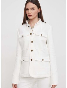 Μπουφάν Polo Ralph Lauren χρώμα: άσπρο