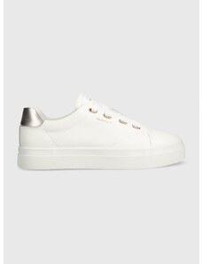 Δερμάτινα αθλητικά παπούτσια Gant Avona χρώμα: άσπρο, 28531451.G296