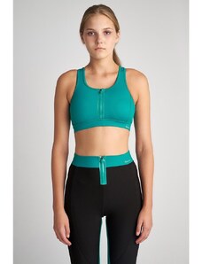 Seamless Medium Ceramicool Sports Bra ODLO - ΓΚΡΙ