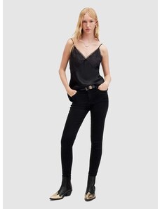Τζιν παντελόνι AllSaints MILLER SIZEME χρώμα: μαύρο