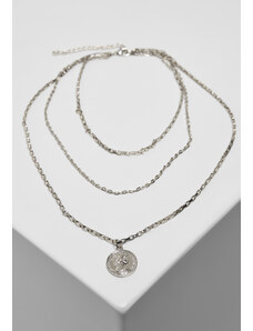 Urban Classics Accessoires Amulet Layering Necklace - Silver Color