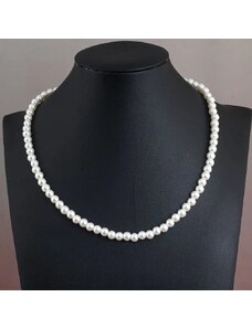 WHITE PEARL NECKLACE - 6mm