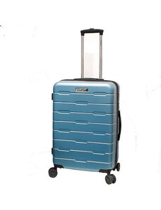 Diplomat Μεσαία Βαλίτσα Ταξιδιού Σκληρή Μπλε με 4 Ρόδες Ύψους 65εκ.