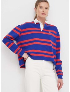 Βαμβακερή μπλούζα με μακριά μανίκια Polo Ralph Lauren