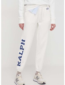 Παντελόνι φόρμας Polo Ralph Lauren χρώμα: μπεζ