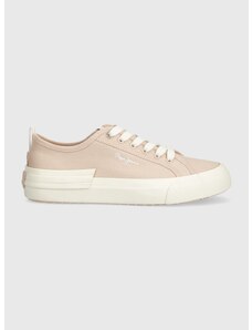 Πάνινα παπούτσια Pepe Jeans PLS31557 χρώμα: ροζ, ALLEN BAND W