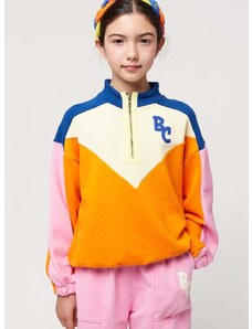 Παιδική βαμβακερή μπλούζα Bobo Choses χρώμα: πορτοκαλί