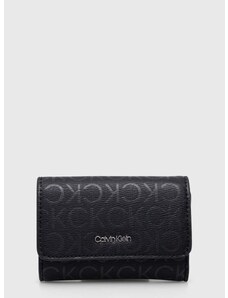 Πορτοφόλι Calvin Klein χρώμα: μαύρο