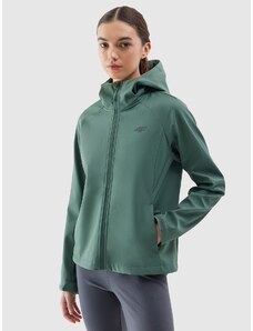 4F Women's windproof softshell jacket 5000 membrane - green