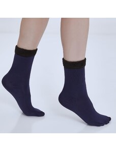 Celestino Ισοθερμικές κάλτσες με fleece επένδυση σκουρο μπλε για Γυναίκα