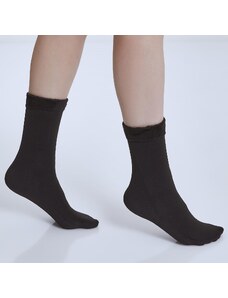 Celestino Ισοθερμικές κάλτσες με fleece επένδυση μαυρο για Γυναίκα