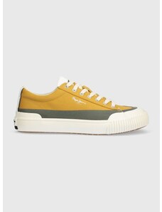 Πάνινα παπούτσια Pepe Jeans PMS31043 χρώμα: κίτρινο, BEN BAND M