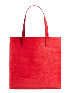TED BAKER Τσαντα Croccon Imitation Croc Large Icon Bag 253518 coral