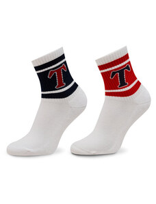Σετ 2 ζευγάρια ψηλές κάλτσες unisex Tommy Jeans