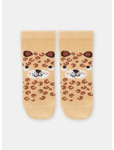 DPAM Βρεφικές Κάλτσες για Αγόρια Καφέ Bear - ΚΙΤΡΙΝΟ