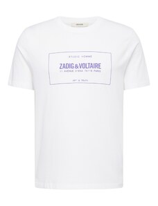 Zadig & Voltaire Μπλουζάκι 'BLASON GUM' λιλά / λευκό