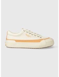 Πάνινα παπούτσια Pepe Jeans PLS31558 χρώμα: πορτοκαλί, BEN ROAD W
