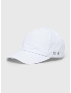 Βαμβακερό καπέλο του μπέιζμπολ Chiara Ferragni χρώμα: άσπρο