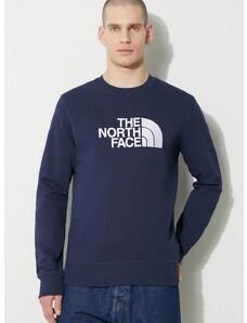 Βαμβακερή μπλούζα The North Face M Drew Peak Crew Light χρώμα: ναυτικό μπλε, NF0A4T1E8K21