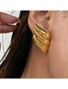 GOLD CARRIER STEEL EARRINGS